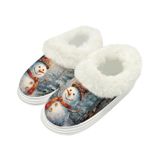 Women Slippers for Indoor Warm Fuzzy Soft Slipper Lightweight for Home