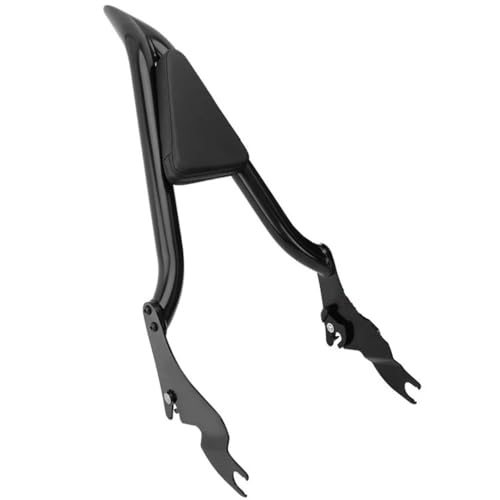 Dossier passager moto custom amovible noir pour Touring Road Glide 2009-2022