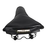 Coussin de siège de vélo - fabriqué en matériau, il est durable et durable, vous pouvez l'utiliser en toute sécurité, selle de vélo en cuir rétro