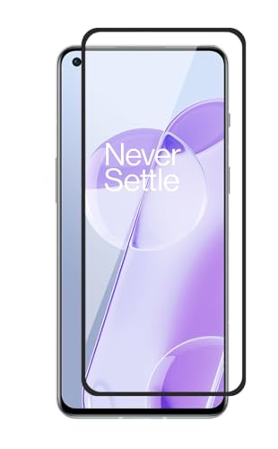 Image of HD Tempered Glass Screen Protector Compatible for OnePlus 9RT 5G with Edge to Edge coverage and Easy Installation kit