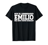 Soy el legendario Emilio del que todos hablan. Divertido nombre Emilio regalo para cumpleaños conjunto para hombre Emilio que ama su nombre de pila Emilio.