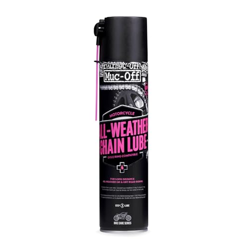 Muc Off All-Weather Motorcycle Chain Lube, 400 Milliliters -...