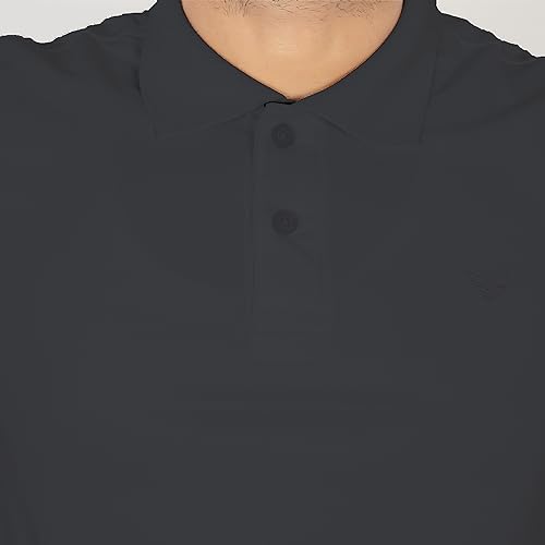Image of VELOREX Men's Tshirts Polyester Solid Half Sleeves Sports Regula Fit Polo T Shirt for Men