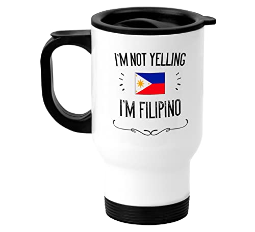Mug de viaje acero inoxidable 14 oz Filipinas miniatura 1