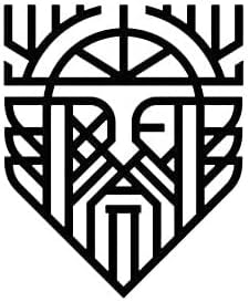 Miniatura 6 de Juego de 10 calcomanías vikingas, 4 pulgadas, impermeables, calcomanías de vinilo nórdico, Walknut, brújula Vegvisir, Odín, runa, cuervo, martillo