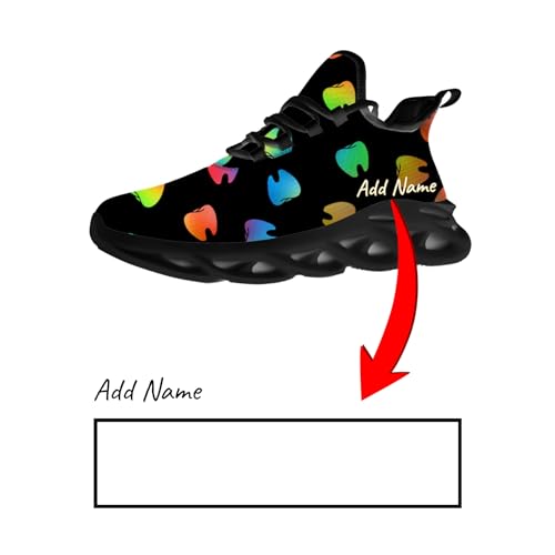 Custom Dental Shoes Men Women Running Shoes Athletic Sneakers Add Name Lightweight Walking Tennis Shoes Gifts for Men Women2