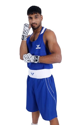 Image of Men Boxing Set | Tank Top and Shorts | Boxing Clothes | Boxing Vest & Shorts Set