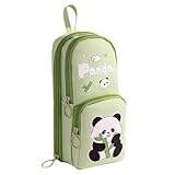【Matériau Durable】Fabriquée en tissu oxford de haute qualité, la panda étui à crayon garantit durabilité et longévité. Son design robuste offre une excellente résistance à l'abrasion, ce qui en fait un choix idéal pour une utilisation quotidienne par les enfants. La surface lisse de cette trousse en toile grande capacité empêche les taches de s'accrocher, assurant un nettoyage facile tout en gardant les fournitures scolaires de vos enfants en sécurité.