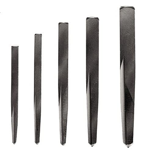 Vermont American 21872 Straight Flute Screw Extractor Set, Red, 5-Piece