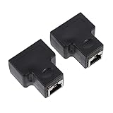 Connecteurs ethernet 1 à 2 ports : il s'agit de performances de et de transmission supérieures pour garantir la transmission du signal, prise répartiteur 1 à 2