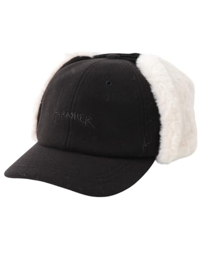 [スラッシャー] フライトキャップ (GONZ LOGO・イヤーフラップ) [ 25TH-C55 / CAP ] 帽子 防寒 BLK FR