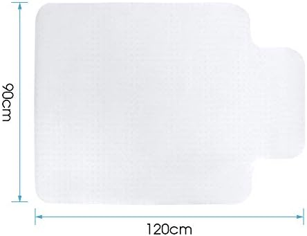 Office Chair Carpet Protector, T Shaped Plastic Carpet Cover Large Office Mat desk Chair Mat for Carpeted Floor with Studded Bottom for Home Office Carpet Floor