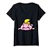 Femme Blobfish Anti Trump Cheveux de poisson rigolos T-Shirt avec Col en V