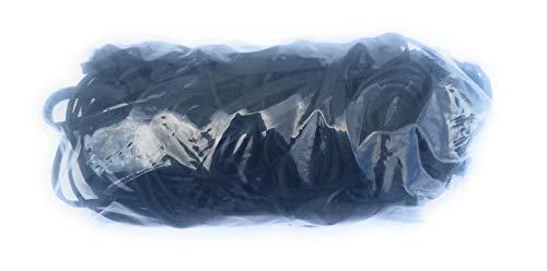 PlasticMill Rubber Bands - #33 Size - Black Rubberbands - 100 Count.