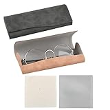 Large gamme d'applications : notre étui à lunettes de soleil convient à la plupart des types de lunettes et est idéal pour ranger des lunettes de myopie, des lunettes de lecture, des lunettes décoratives ou des montures pour adultes et enfants. Il permet de ranger divers types de lunettes.