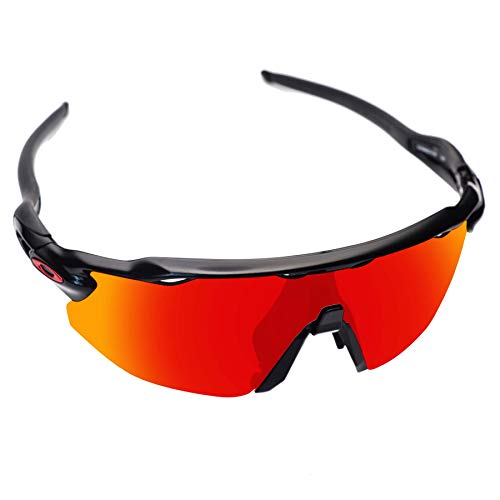 Image of Alphax Fire Red Polarized Replacement Lenses for Oakley Radar EV Advancer OO9442