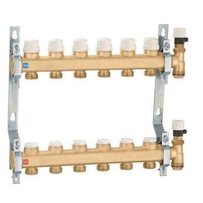 6626H5 Verteilergruppe mit 1 "X8 3/4" CALEFFI-Absperrventilen
