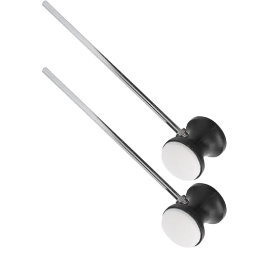 2Pcs Drum Kit Mallet para pedal de batería miniatura 6