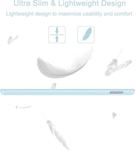 Image of ProElite Cover for Oppo Pad 5 12.1 inch Case, Soft Flexible Flip Case Cover for Oppo Pad 5 12.1 inch Case with Pen Holder [Auto Sleep Wake Feature] [Recoil Series] - Light Blue