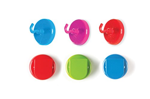 Get Special Price Learning Resources Super Strong Magnetic Hooks & Clips, Classroom Hook and Clips, Four Colors, Homeschool Supplies, Office Supplies, 6 Pieces