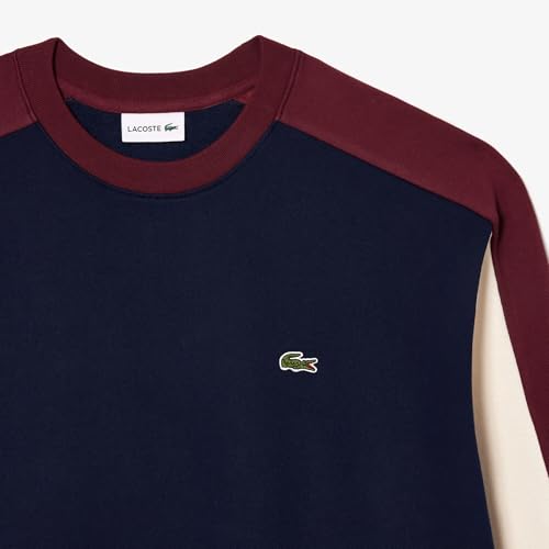 Lacoste Men's Tall Fit Colorblock Sweatshirt2