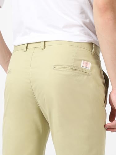 Image of Urbano Fashion Men's Cotton Light Weight Non-Stretch Slim Fit Casual Trousers