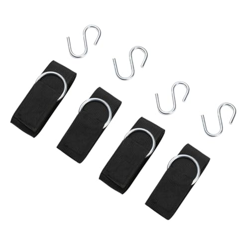 Sosoport Outdoor Hammock Ropes Heavy Duty Tree Swing Straps with s Hooks for Camping