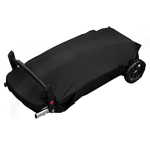 Onlyfire Grill Cover for Weber 9010001 Traveler Grill, Heavy Duty Waterproof 600D Fabric Weather Resistant Protective Cover, Portable Storage Grill Cover Replacement for Weber Traveler Grill