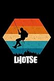  Lhotse Rock Climbing Climber: Notebook / Paperback with Lhotse Rock Climbing Climber motive -in A5 (6x9in) dotted dot grid