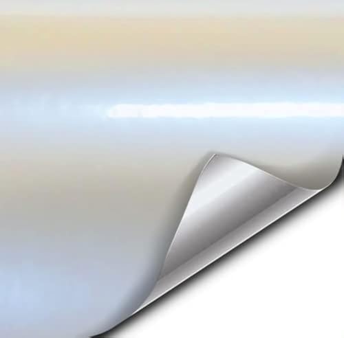 VViViD Space Pearl Metallic White Gloss Vinyl Wrap