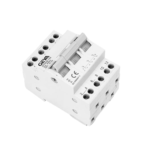 Commutateur de transfert manuel 3P 40A double puissance modulaire