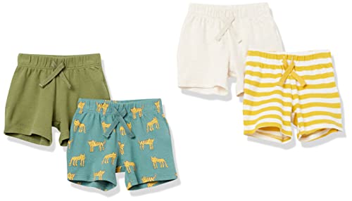 Amazon Essentials Unisex-Baby Cotton Pull-On Shorts - Discontinued Colors