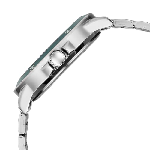 Image of Fastrack Stunners X Quartz Analog with Green Dial Steel Stainless Steel Strap Watch for Men - 38160KM02