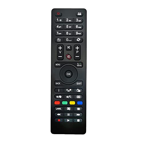 LFYSJTX Ersatz telefunken Fernbedienung RC-4875 für Fernbedienung telefunken Fernseher TFLD32HD82B TF40189LED13 T46R912FHDDVB-T TFL50FHD50210B L65F243A3C