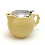 ZERO JAPAN Round Teapot 15 oz. (450 cc) with SLS Lid and Infuser Banana