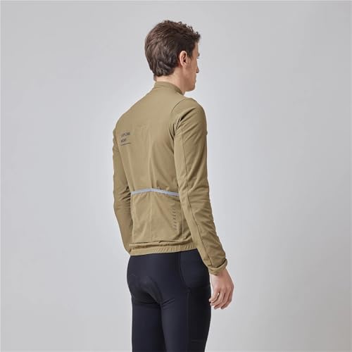 Chaqueta térmica para ciclismo hombre con forro y cortaviento miniatura 4