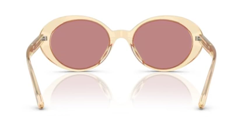 Oliver Peoples 0OV5565SU Lumar 17830F Becr/Pink Satin Mirrored Polarized Oval Women's Sunglasses4
