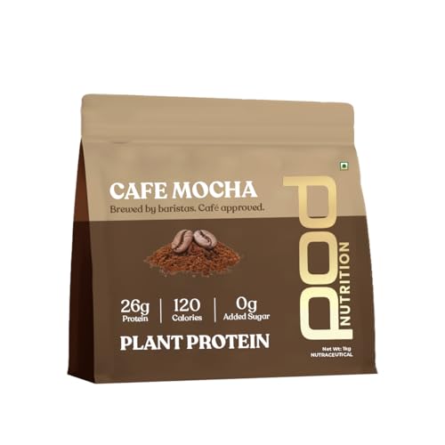 Image of Pea Protein Isolate Powder | Vegan Plant Protein, No Added Sugar, Dairy Free| Clean & Easy to Digest with Essential Amino Acids (1kg Pouch, Cafe Mocha)