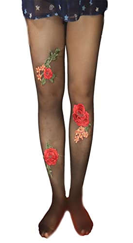Image of Ulalaza Sparkle Hollow Out Letter Nude Colorful Rhinestone Hot Drilling Fishnet Pantyhose Tights for women Luminous