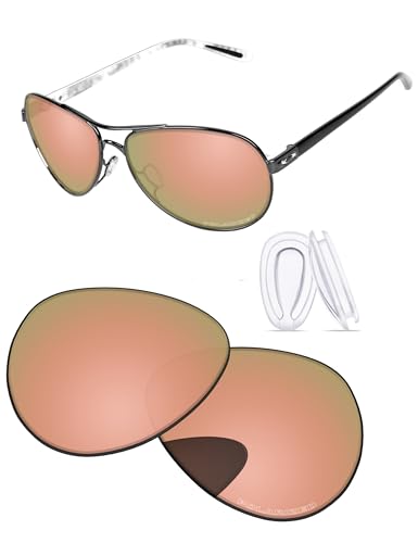 Image of Replacement Lenses & Nosepads for Oakley Feedback OO4079 59mm Sunglass - Precision Fit, UV Block & Impact Resistant