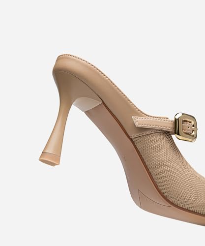 Image of NEWBELLA Women's Pointed Toe Heeled Mules