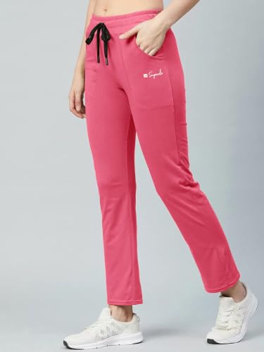 Image of Pinkmint Women Combo Track Pant l Pure Cotton Pyjamas l Fancy Pocket Trouser l Gym, Regular Home Wear (Pack of 2)