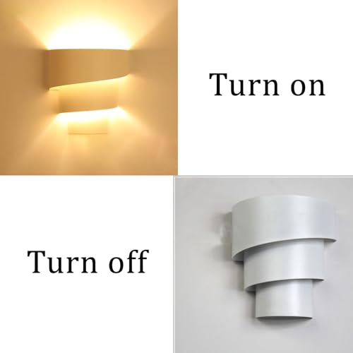Iluminación decorativa para salón y pasillo con lámparas de pared interior E27 de metal 2