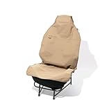 GORDON MILLER コーデュラ フロント シートカバー 車 防水 高耐久 汚れ防止 汎用 かけるだけ 簡易 前席用 コヨーテベージュ 01642440