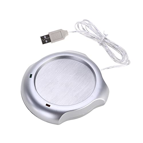 Cabilock USB Cup Warmer Electric Heating Plate for Coffee Tea for Desk Use Quick Warm Up for Beverages Office