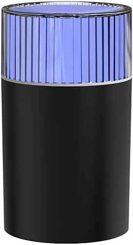 Portable Mini Humidifier, Colorful, Cool Mist, USB Powered. Perfect for Bedroom, Office & Car (T-Black)