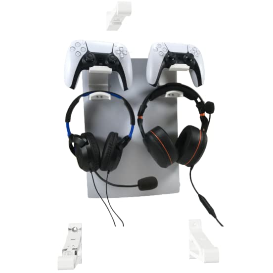 Support mural PS5 anti poussière kit de fixation droite blanc