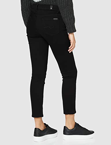 7 For All Mankind Slim Jeans, Nero, 42^44 Donna