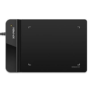 XP-Pen ペンタブレット ペンタブ 4*3インチ 2mm厚さ 8192レベル筆圧 イラスト入門用 OSU!ゲーム用 黒 StarG430S B