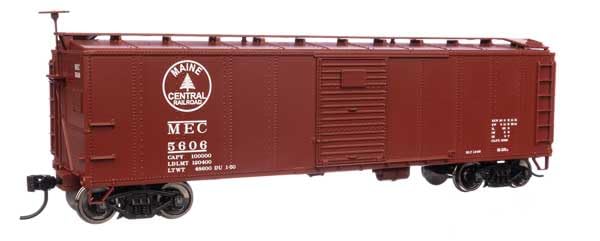 Walthers Mainline 910-40964 HO Scale 40' Early X29 Boxcar - Ready to Run - Maine Central #5606